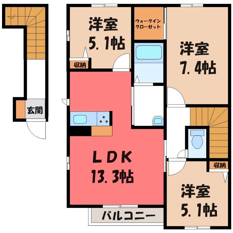 【間取】　図面と現状に相違がある場合には現状を優先