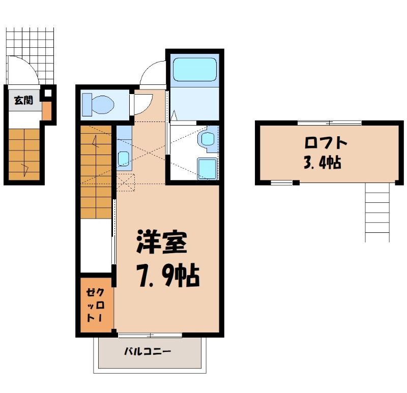 【間取】　図面と現状に相違がある場合には現状を優先